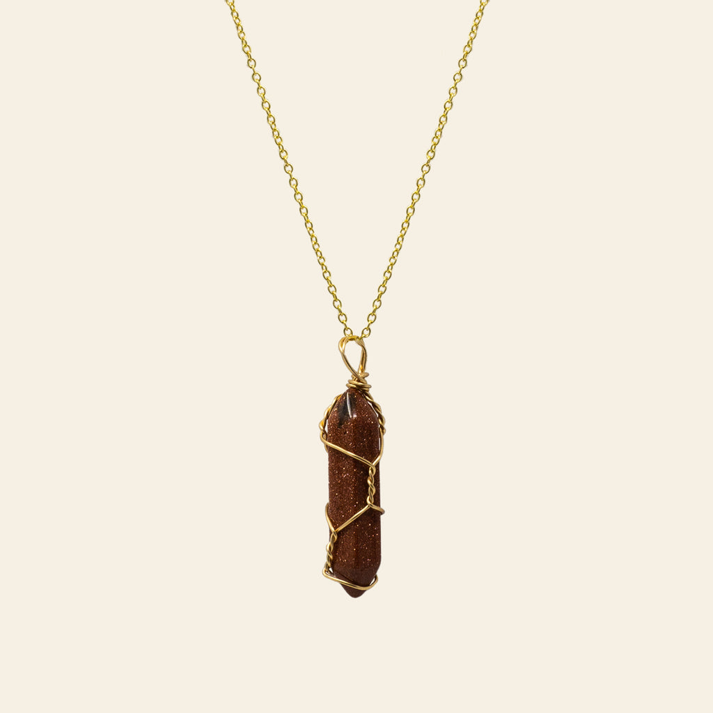 Buy Mini Double-point Crystal Pendant Necklaces Online in India - Etsy